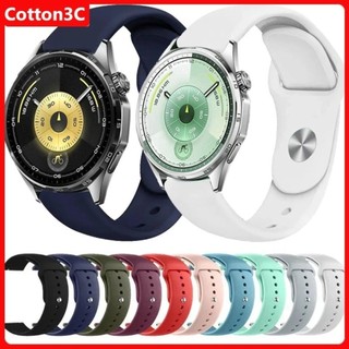 สายซิลิโคนแบบสปอร์ตสําหรับนาฬิกา Huawei GT6 Pro 46 มม.สายรัดข้อมือสําหรับ Huawei Watch 5 46 มม.GT5 GT4 GT3 46 มม.