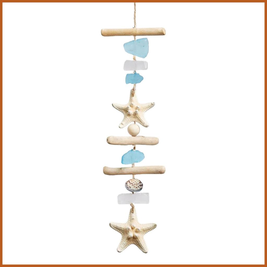 Sea Glass Decor จี้ตกแต่งบ้าน Coastal Sea Glass จี้สําหรับต้นไม้ในร่มกลางแจ้ง Windowsills Yard goph