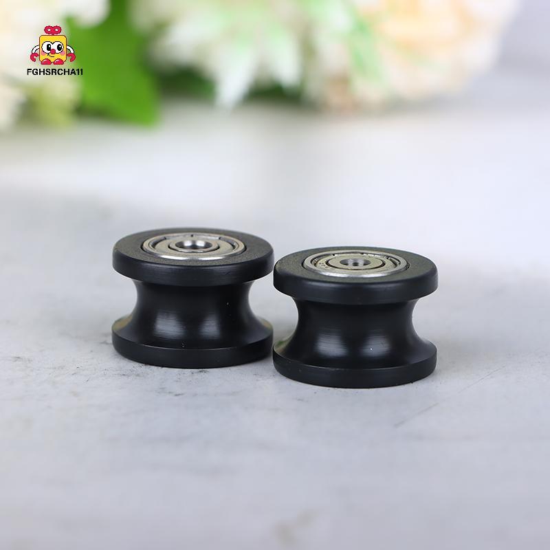 FG 1 ชิ้น U Groove Pulley Guide Pulley Rolling แบริ่ง U Groove Roller ล้อ 5*25*16.5 มิลลิเมตรสําหรับ