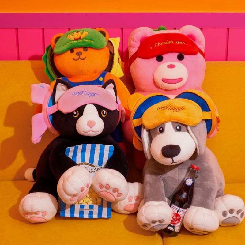 Wiggle wigle Eye Mask หมอนรองคอพับหมอนรูปตัว u สํานักงานป้องกันคอแบบพกพา Sleeping Handy เครื่องมือหม