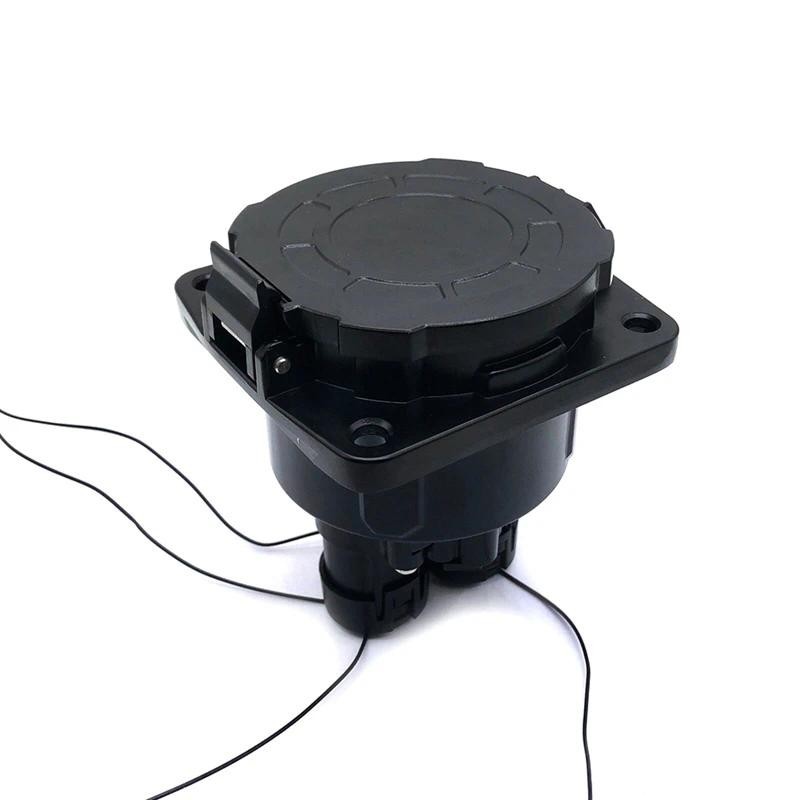 EV Charger Connector 200A EVSE Chademo Inlet Socket สําหรับไฟฟ้าญี่ปุ่น Nissan DC Adapter รถชาร์จ Ad