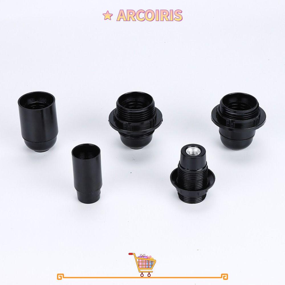 ARCOIRIS หัวโคมไฟเกลียวอุปกรณ์โคมไฟล็อคตัวเอง E27 E14 ปากโคมไฟ