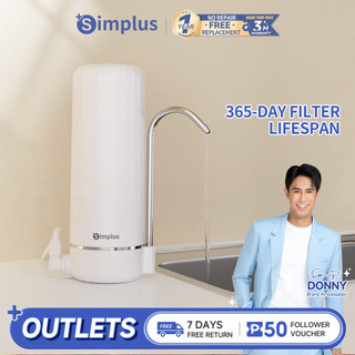 Simplus Ultrafiltration Water Purifier 3-Stage Water Filtration Compatible With Various Faucets