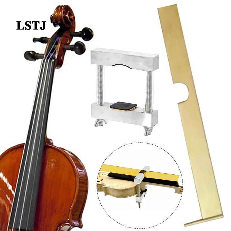[Lstjj] ไวโอลินคอมุม Clamp และ Fingerboard Prolongation Gauge สําหรับ Luthier เครื่องมือและไวโอลินซ่