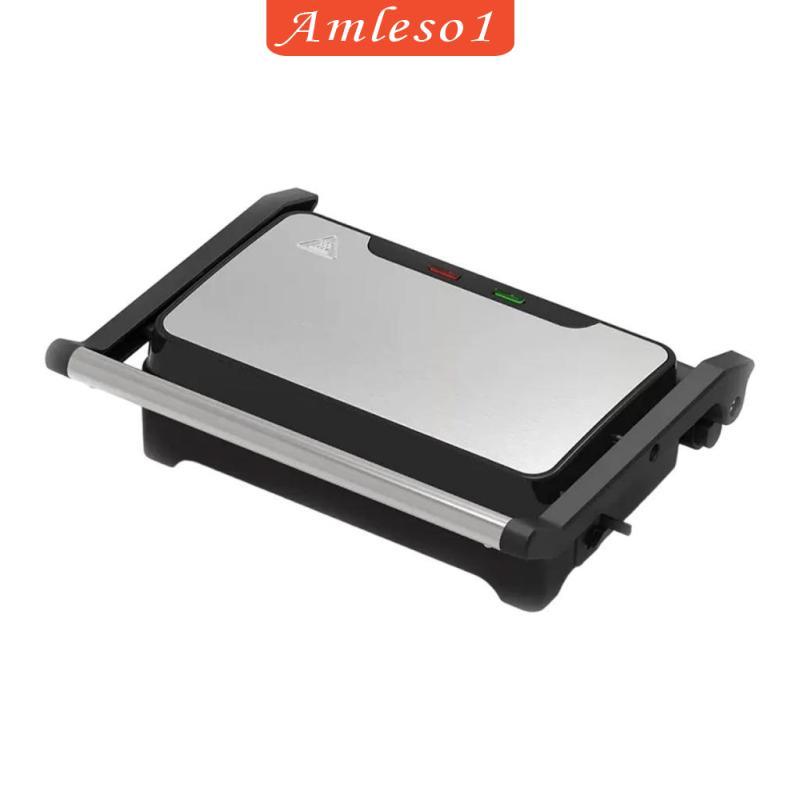 [Amleso1] Electric Panini Press Compact Sandwich Press สําหรับขนมแซนวิชชีส