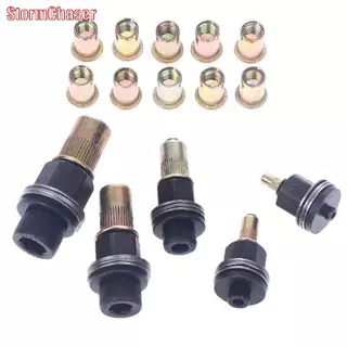[Storm-t] 11 ชิ้นคู่มือ Riveter Nut เครื่องมืออุปกรณ์เสริมสําหรับถั่ว M3 M4 M5 M6 M8 M10 M12 ง่ายติดตั้ง Hand Rivet Nut