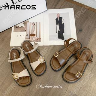 MARCOS รองเท้าแตะผู้หญิงแบบลากพื้นนุ่มน้ำหนักเบาจาก PVC ป้อง…