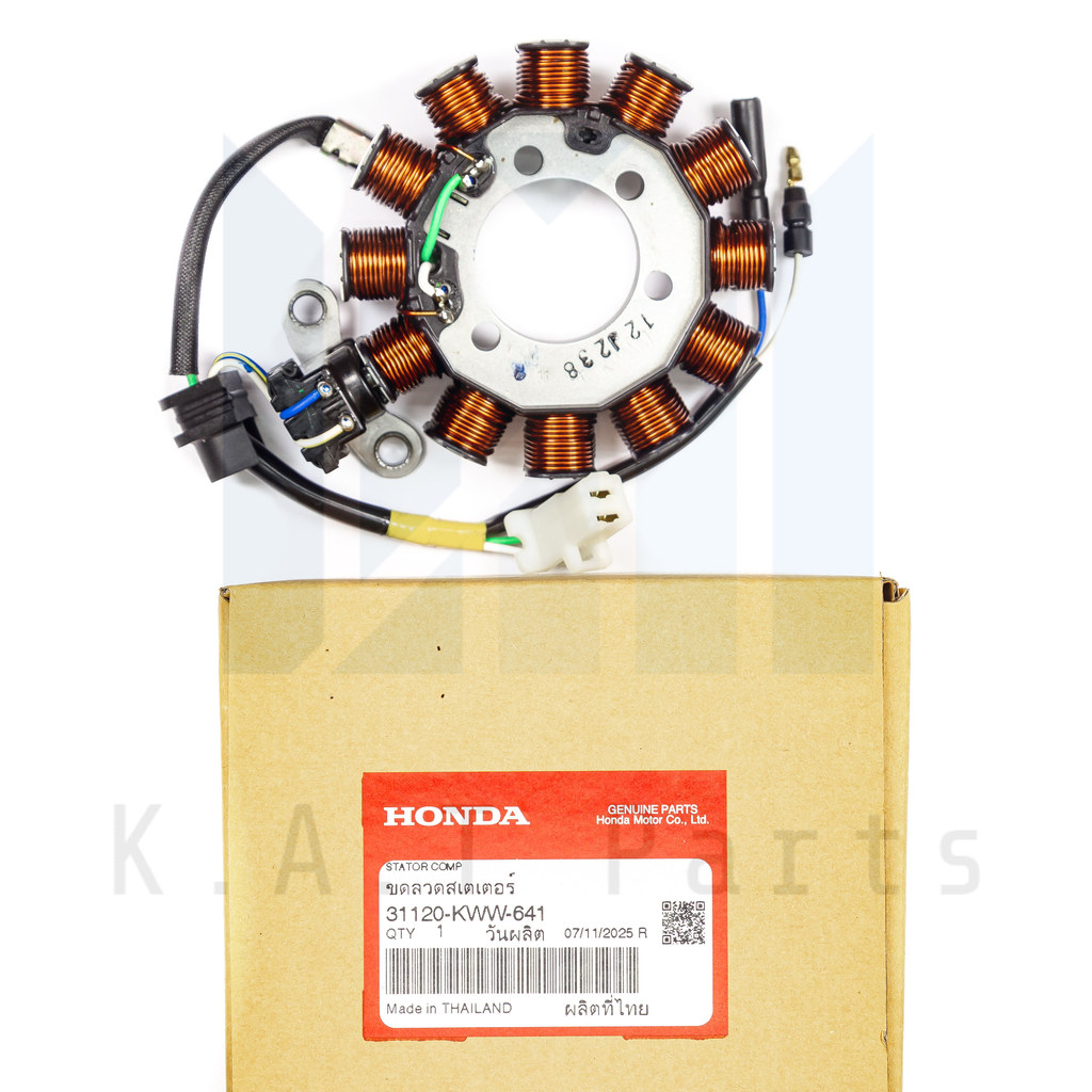 มัดไฟ,ขนลวดสเตเตอร์ เวฟ110i 2011-2013 สตาร์ทเท้า แท้ศูนย์ (31120-KWW-641)