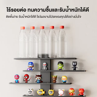ชั้นวางติดผนัง ชั้นเก็บของโมเดล ตกแต่งบ้าน ดีไซน์สร้างสรรค์ สำหรับของสะสม ติดตั้งง่าย แสดงคอลเลกชันของคุณ