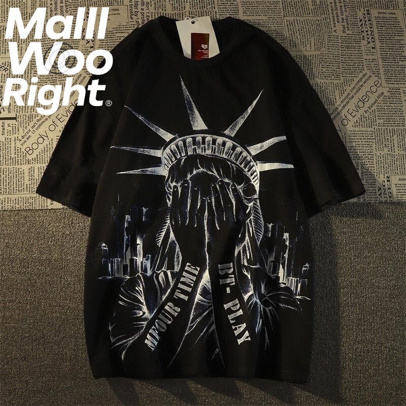 COD (จัดส่ง 24 ชั่วโมง)MIEMIE.2026 Loose T-shirt Mens T-shirt Classic Mens T-shirt Plus Size