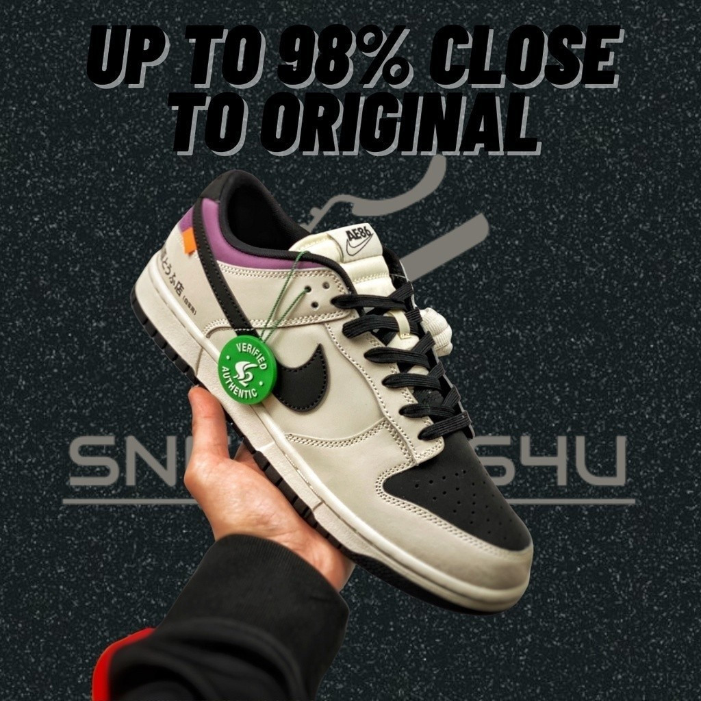 [รุ่นพิเศษ Jay Chou God] Initial DF SB Duk low "Toyota AE86" 2023 รองเท้าผ้าใบลําลองดั้งเดิม