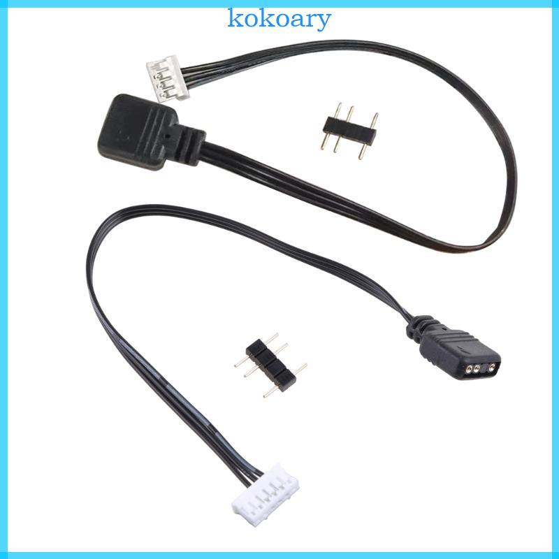 Fan Controller Adapter Cable 4Pin/6Pin to 5V ARGB 3Pin Converter