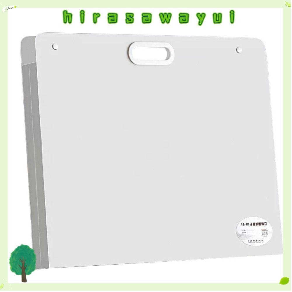 HIRASAWAYUI ภาพวาดถุงเก็บกระดาษ, A2/A3/A4 แฟ้มกันน้ําโฟลเดอร์, โปร่งใส 4K/8K/16K แบบพกพา 4K/8K/16K ก