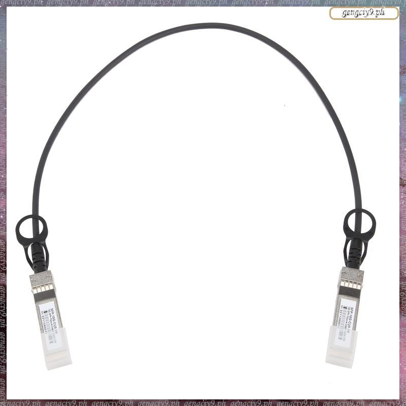[LR] 10G SFP+ สาย Twinax, ทองแดงตรง 10GBASE SFP Passive Cable สําหรับ SFP-H10GB-CU1M,,(0.5M)