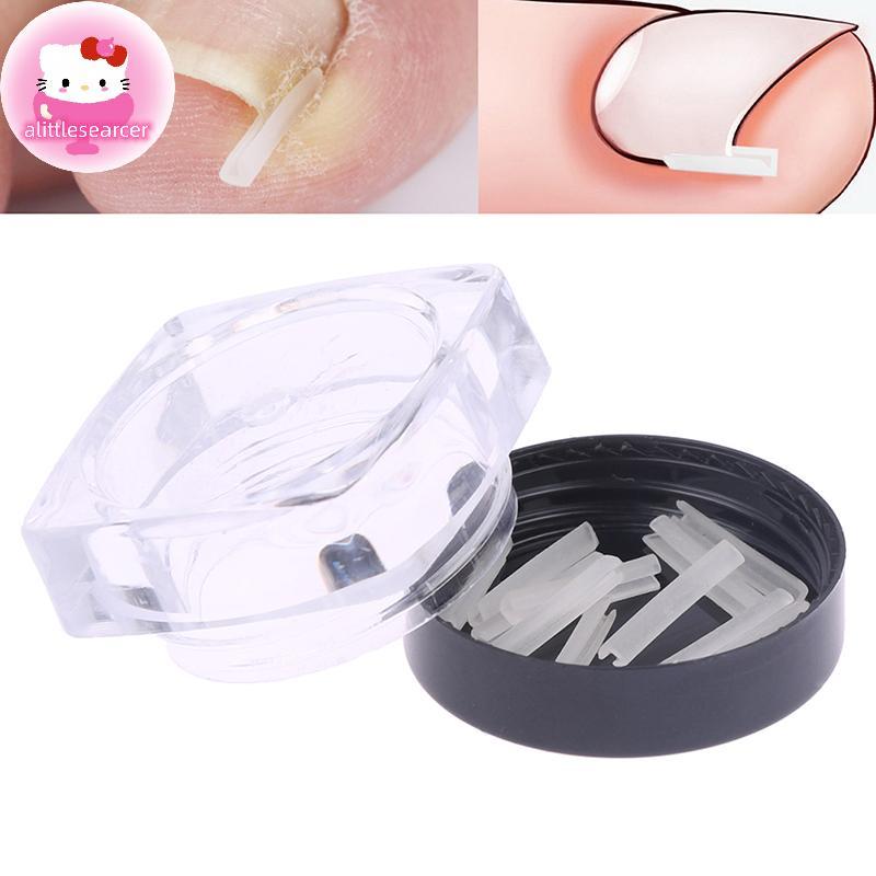 Alittlesearcer 10 ชิ้นแก้ไขเล็บ Stiers คุด Toenail Corrector แพทช์ Paronychia Treatment Recovering Corrector Pedicure เครื่องมือ EN