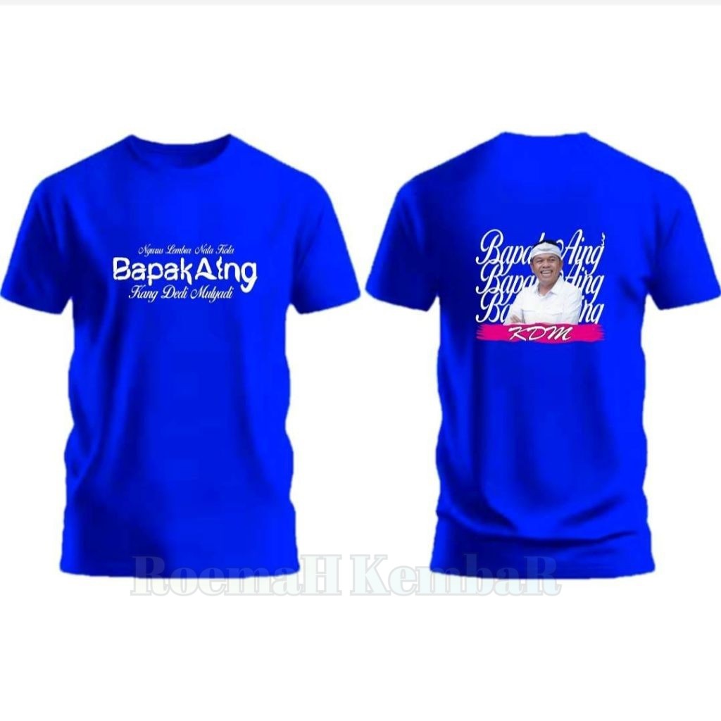 KDM KANG DEDI MULYADI NURUS LEMBUR TATA KETA เสื้อยืด / เสื้อยืด KDM พร้อม WRITING / Baraya KDM