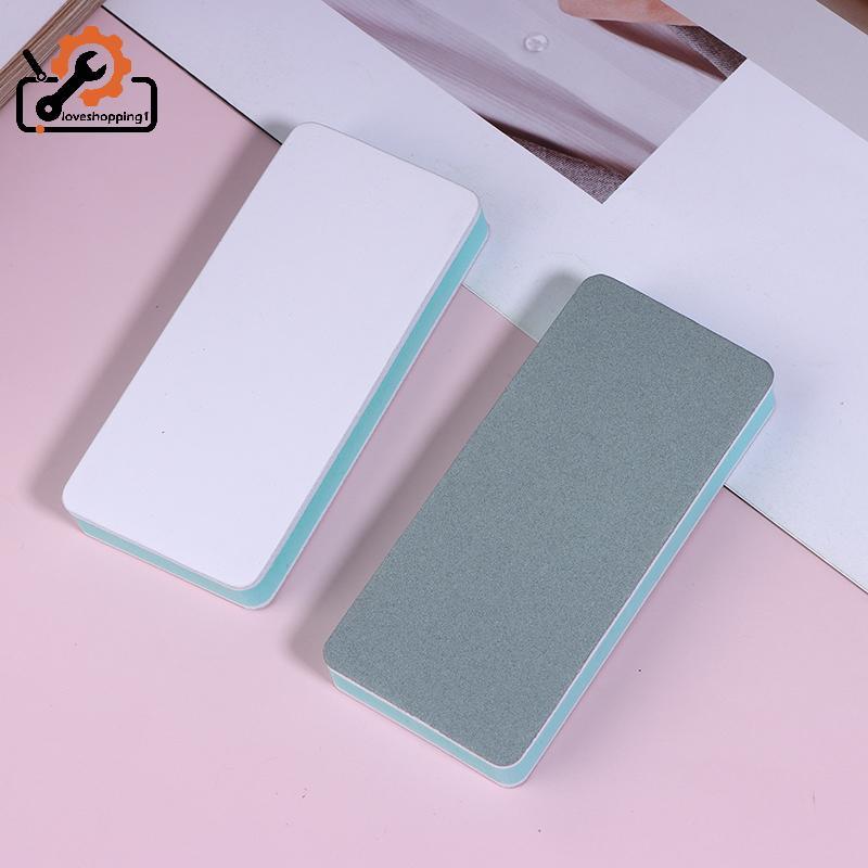 [LOV] 5 ชิ้นฟองน้ําขัดสองด้าน 600 & 3000 Grit Multifunctional Reusable Hand Sander Blos สําหรับสายนา