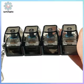 ซ้าย 4/9 คีย์คีย์บอร์ดแกนเครื่องทดสอบ LED คีย์บอร์ดของเล่นความเครียดบรรเทา DIY Fidget ปุ่ม Keycap Fidget พวงกุญแจของเล่นของขวัญ GHT