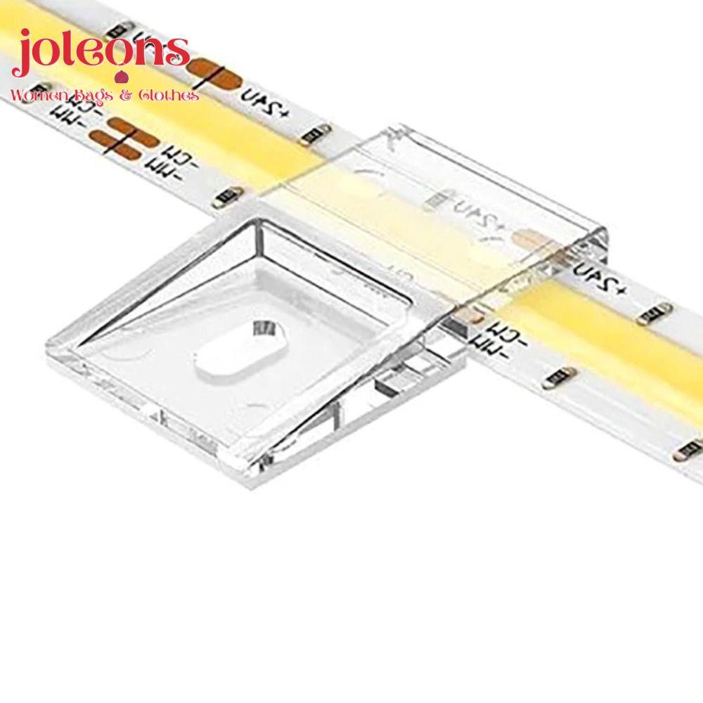 JOLEONS คลิปพร้อมสกรู, FCOB COB SK6812 RGBW สายไฟหัวเข็มขัด 10 มม.PCB LED Light Strip คลิป, Light St