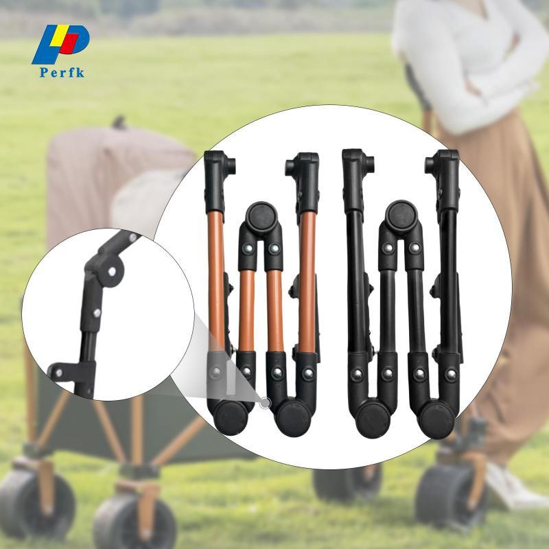 [yostkgr] Metal Trolley Handle อุปกรณ์เสริมด้ามจับ Wagon แบบพับได้แบบถอดได้สําหรับอัพเกรดรถเข็นพับใน