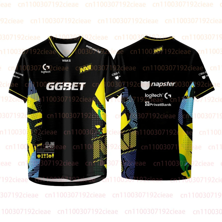 NAVITeam Jersey 2026 สำหรับ CS2 Esports Club เสื้อยืดคอกลมผู้ชาย