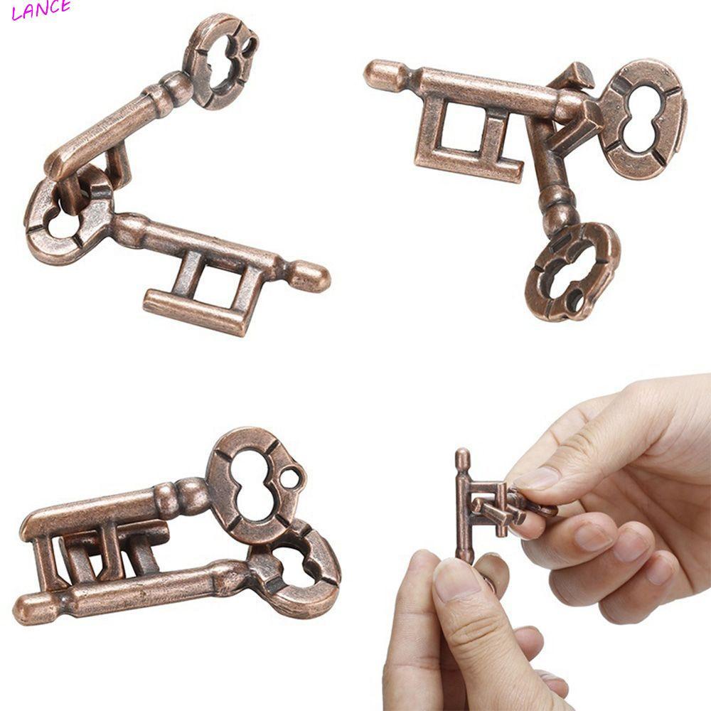 LANCE Puzzle Alloy Brain Teaser IQ Test ของเล่นอัจฉริยะ