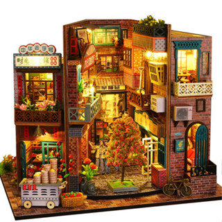 3D Mini DIY Dollhouse Kit Handmade Assembly Model Villa Mini…
