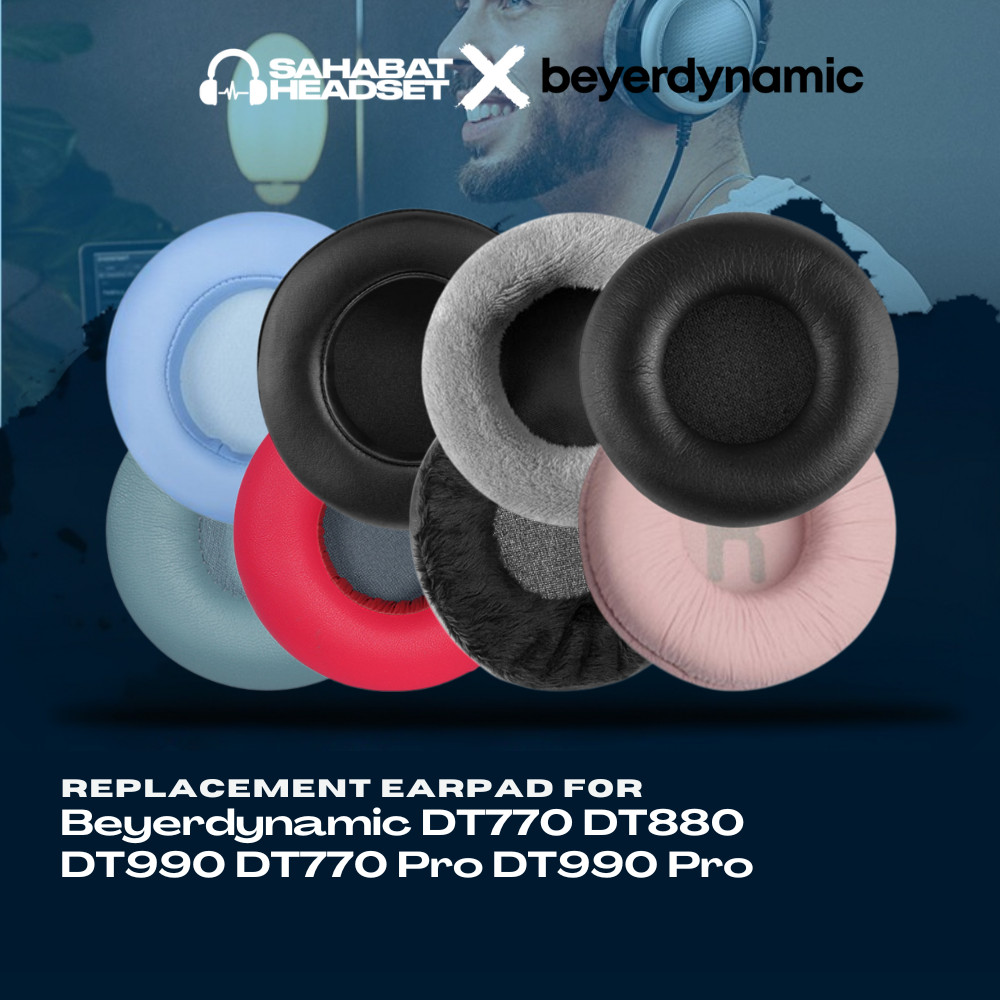 Beyerdynamic DT770 DT880 DT990 DT770 Pro DT990 Pro Earcup แผ่นโฟมแผ่นรองหูฟัง
