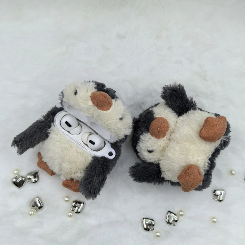 ตุ๊กตาน่ารักเพนกวิน 4/3/2/1 เคสหูฟัง AirPodsPro3 ฝาครอบป้องกันป้องกันการตก