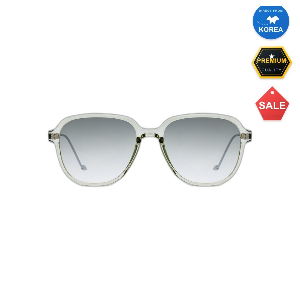 [Sunscreen] กันแดด แว่นนําเข้า JUWON สีเขียว กรอบโอเวอร์ไซส์ จาก ของแท้