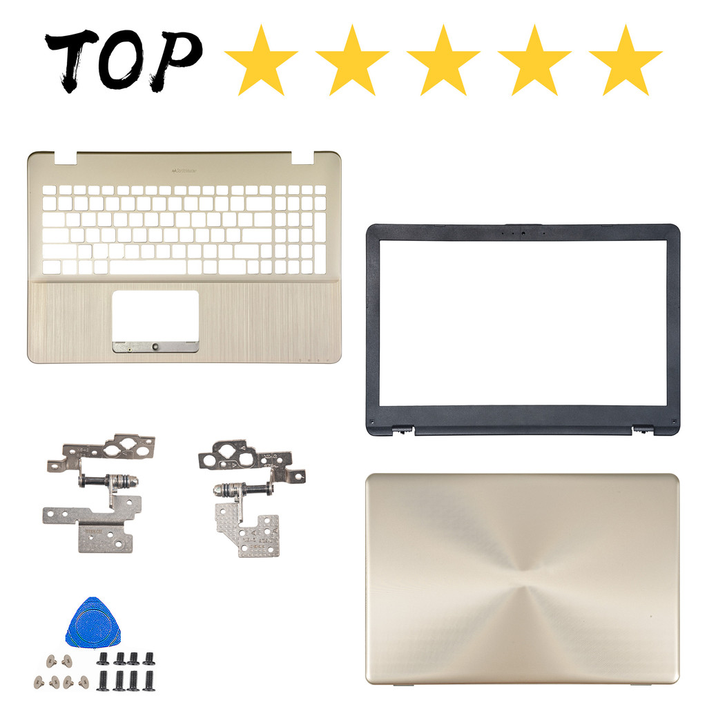 สําหรับ ASUS X542 X542U X542UR X542BA R542UA A580U F580 FL8000U ฝาครอบด้านหลังบานพับด้านหน้า Palmres