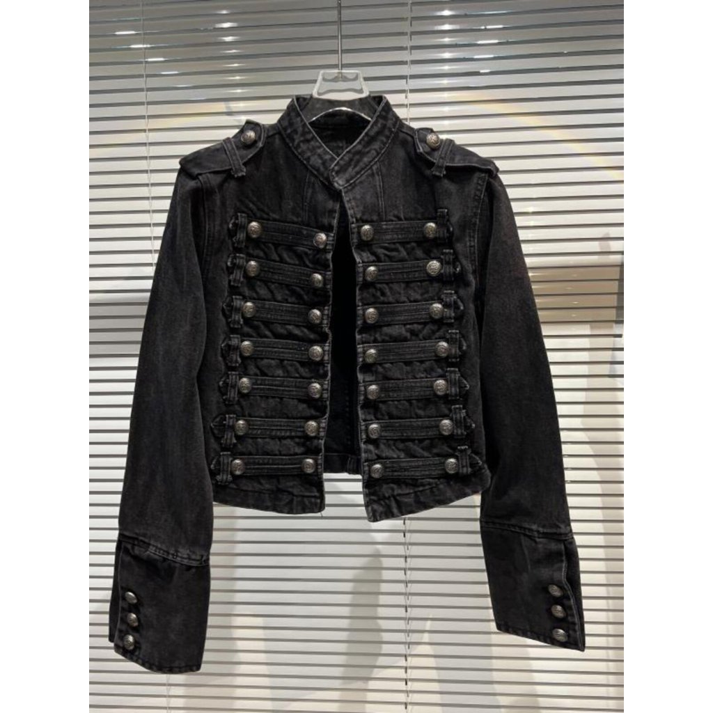 แจ็คเก็ต_denim_สไตล์ปังก์_สำหรับผู้หญิง_ขนาดกระชับ_เหมาะสำหรับ_รถจักรยานยนต์