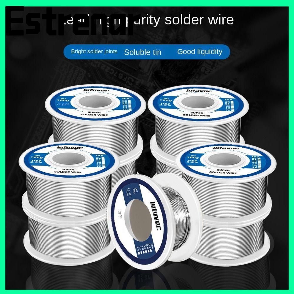 ESTRENAR Corel Solder, Low-melting No-clean ลวดเชื่อมอุณหภูมิต่ํา, Universal 20g 50g 100g 0.8 1.0mm 