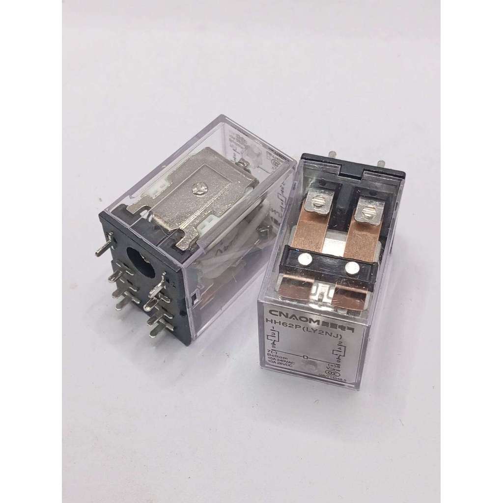 คุ้มมาก ร้านในกทม LY2N ขาลงปริ้น ขาแหลม รีเลย์ 12VDC 24VDC 24VAC 110VAC 220VAC  10A250VAC พร้อมส่งจากไทย🇨🇷🛻