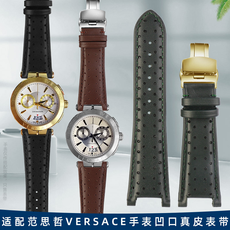 R RCRM [จัดส่งจากประเทศไทย] ปรับให้เข้ากับ VERSACE VERSACE Watch VER หน้าปัดขนาดใหญ่ VBR 8545 Notch 