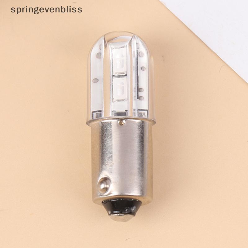 Springevenbliss BA9S หลอดไฟ LED 6V อัพเกรดหลอดไฟ 4LED โคมไฟสําหรับไฟฉายไฟหน้ามอเตอร์จักรยานเครื่องมื