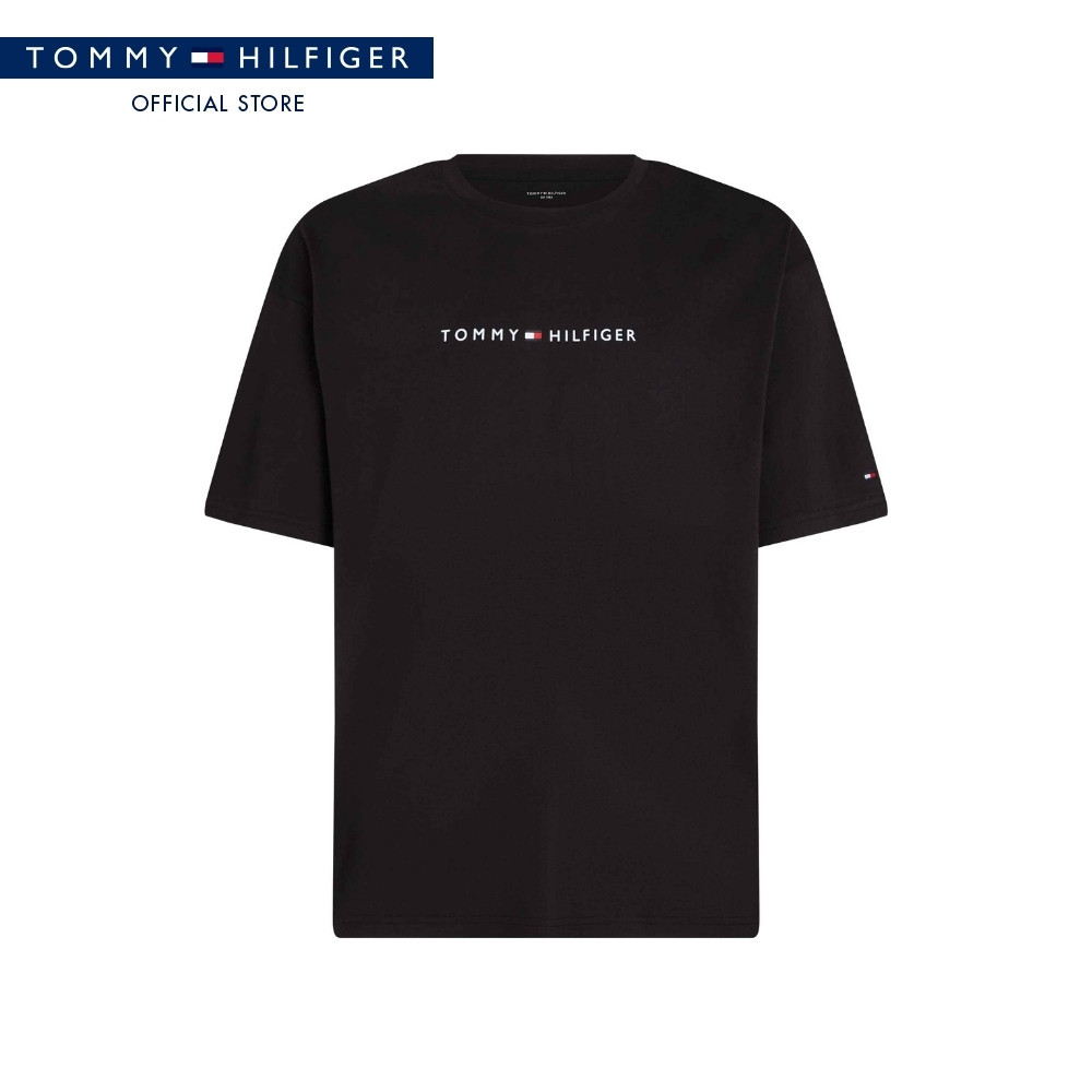 Tommy Hilfiger เสื้อยืด ผู้ชาย รุ่น UM0UM03685 BDS - สีดำ