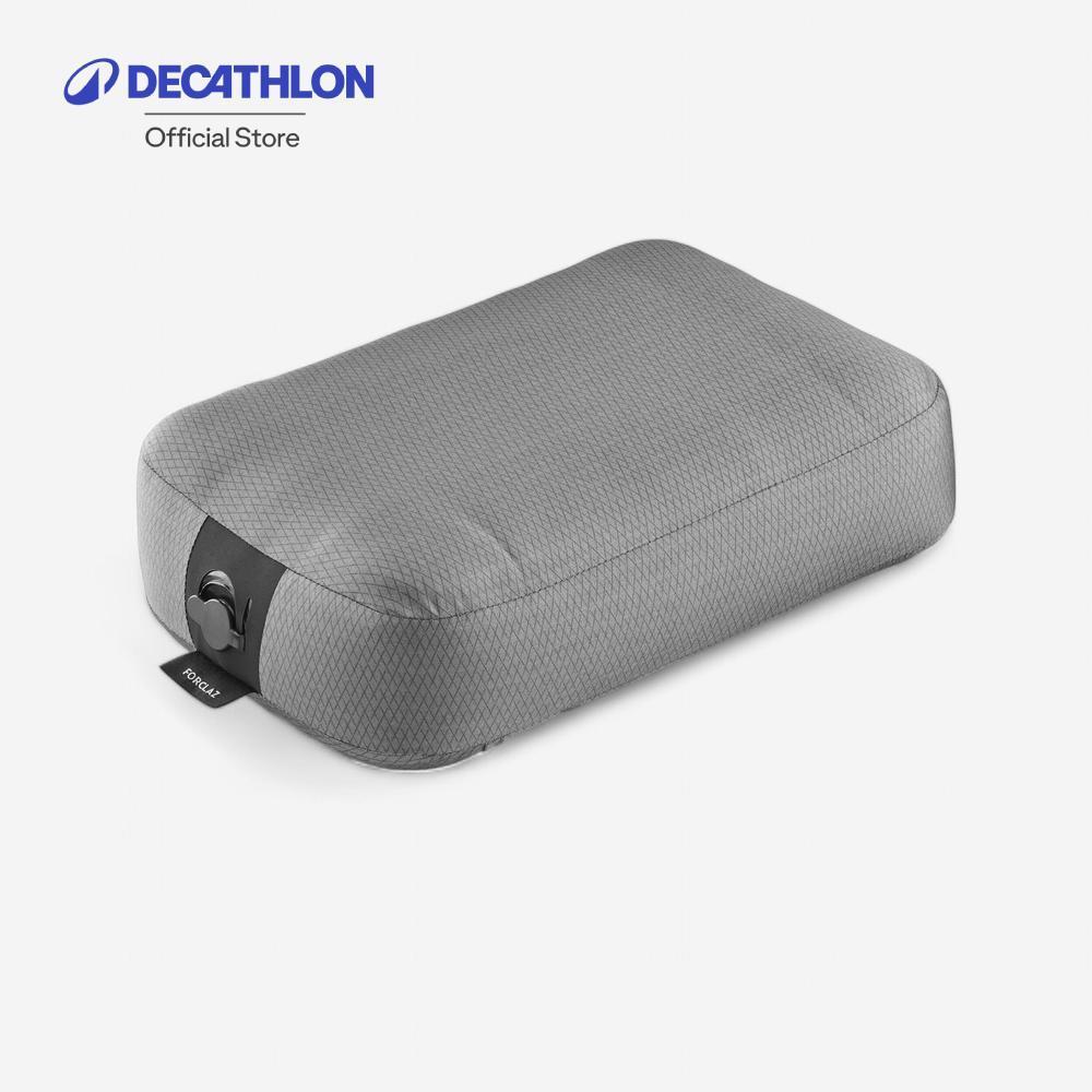 Decathlon Inflatable Trekking Pillow Mt500 หมอนเป่าลมสำหรับการเทรคกิ้งรุ่น Mt500 - Grey