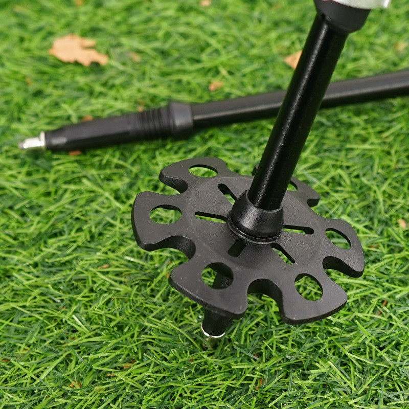 อุปกรณ์ trekking pole กันลื่นและขจัดหิมะ Snowflake - ฝาครอบและถาดรองสำหรับ trekking pole