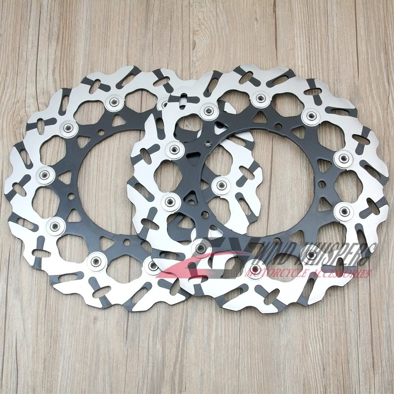 310 มม.ดอกไม้ดิสก์เบรกหน้าโรเตอร์สําหรับ Yamaha YZF R6 YZF-R6 05-07 FZ8 FZ8N Fazer 8 800cc 11-15 XT 