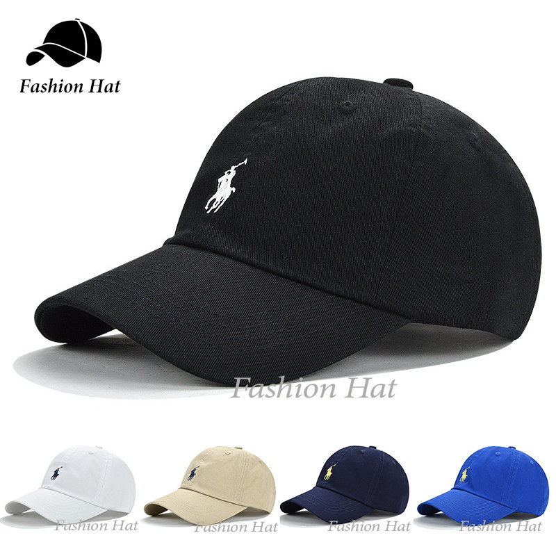 MATAHARI KATUN Uxisex หมวก Polo Ralphs ยี่ห้อ Casual เบสบอลหมวก Unisex ฤดูร้อนผ้าฝ้าย Sun หมวก Cool 