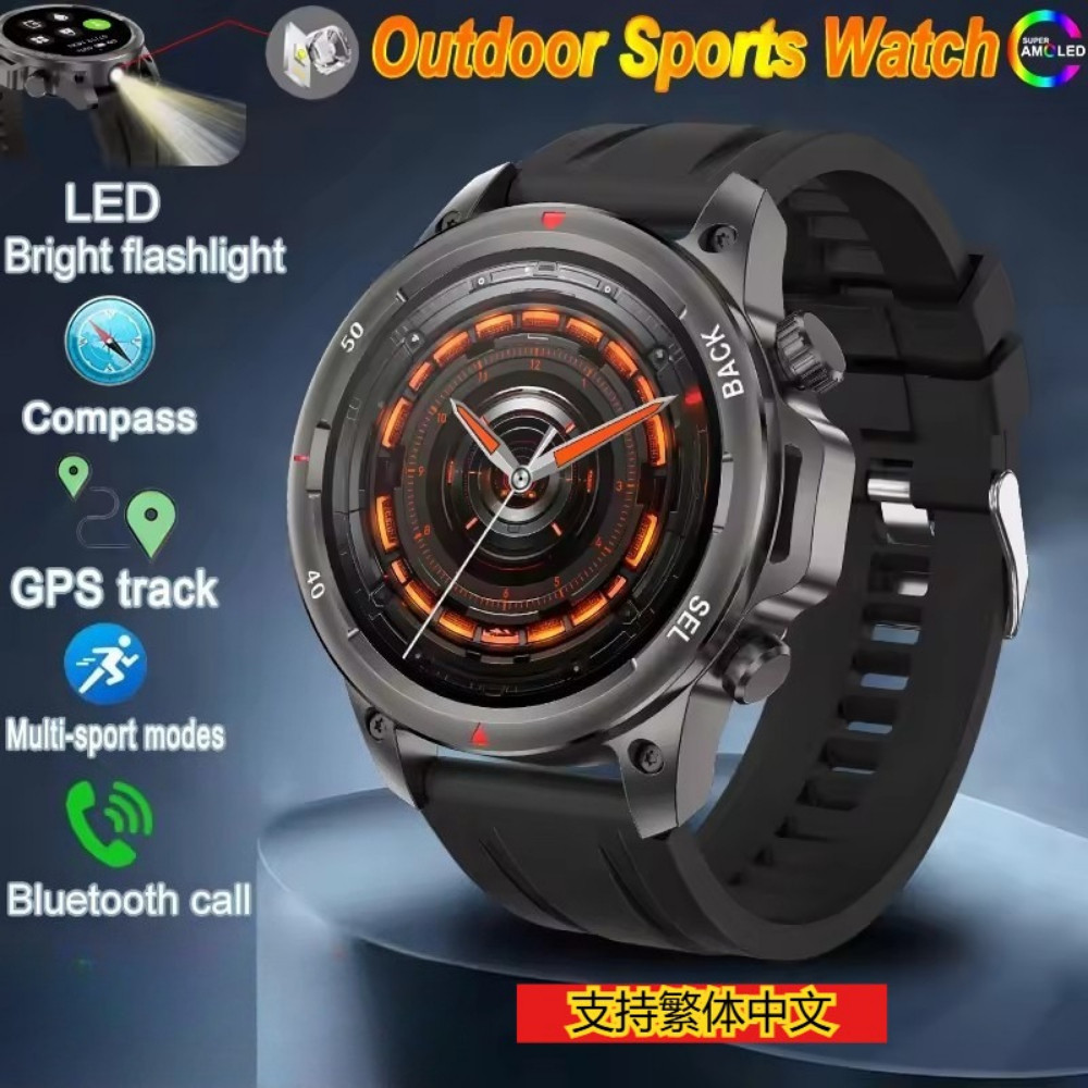 [เดือนนี้แนะนํา] Huaqiang Beiding พร้อม DK68 กีฬาสมาร์ทวอทช์บลูทูธโทรไฟฉาย LED โหมดหลายกีฬาแบบดั้งเด