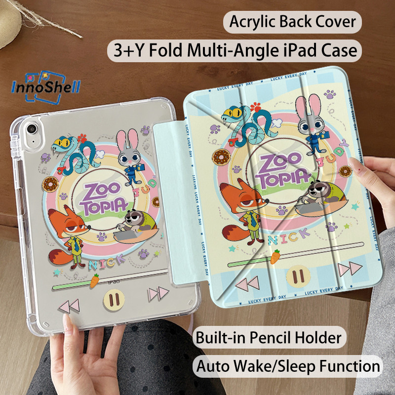 เคส iPad ลาย Miffy น่ารัก วัสดุโปร่งใส กันกระแทก ติดตั้งง่าย สําหรับ iPad Air7/Air6/Air5/Air4 Pro11 iPad10/11 mini 6/7