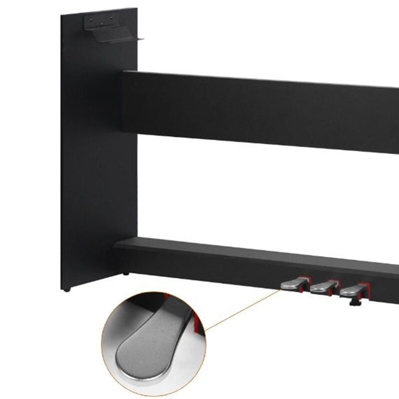 เปียโนไฟฟ้า 88 คีย์ Yama P48 ขาตั้งเปียโนสามพินพร้อมขาตั้งกล้อง Cassy PXS1100 ขาตั้งเปียโนอิเล็กทรอน