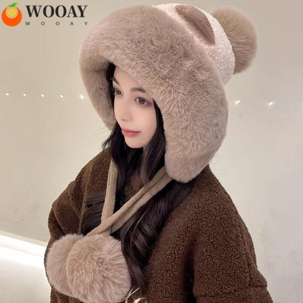 หมวก.bucket.hat.ผ้ากํามะหยี่และขนสัตว์.สำหรับผู้หญิง