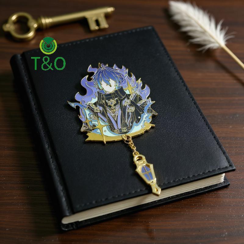 [T&OT] 1 ชิ้นอะนิเมะ Lightkeepers Flins เข็มกลัดโลหะ Pins Genshin Impact Kyryll Chudomirovich Flins 