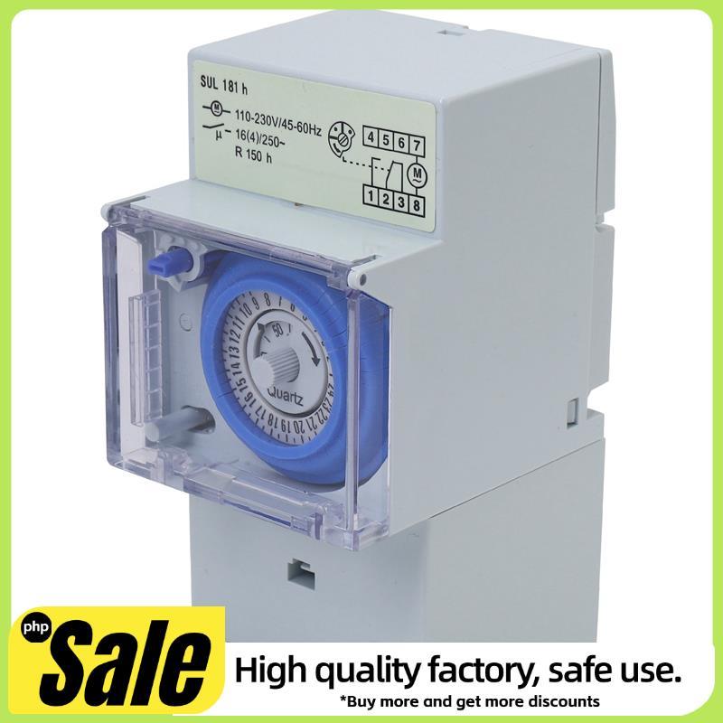 Mechanical Timer 24 ชั่วโมง Time Switch Relay Electric Programmable Timer 24 ชั่วโมง Din Rail Timer 