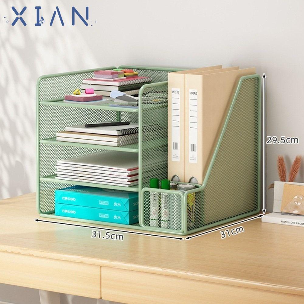 ซีอาน ที่เก็บไฟล์โต๊ะ,ชั้นเก็บเอกสารโลหะอเนกประสงค์,การจัดเก็บแบบบูรณาการประหยัดพื้นที่หลายชั้นชั้นว