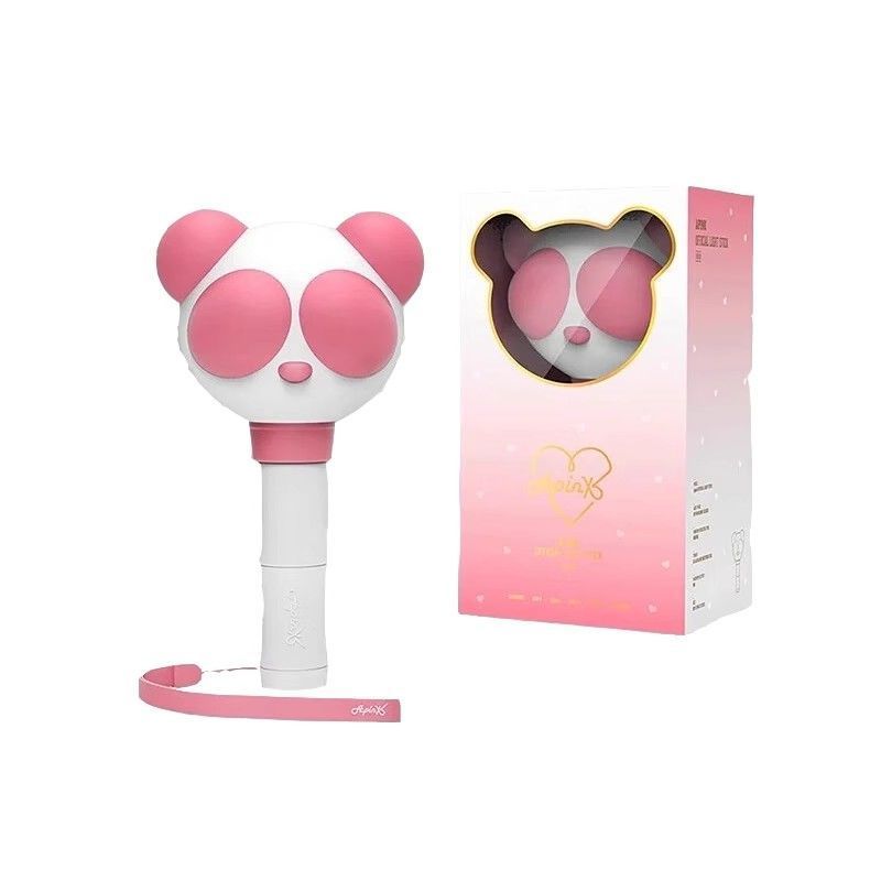 ✨[Consult ก่อนซื้อ] Apink Official Support Stick Hand Lamp Pink Bear Panda Lamp Fluorescent Stick Su