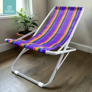 KANTAREEYA เตียงชายหาด 55x100x80cm รุ่น KT-BB02 เตียงปิคนิค เตียงพับเก็บได้ เตียงผ้าใบ เตียงพักผ่อน